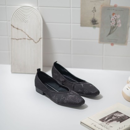 Chinoiserie Modern Block Heels  中式风款