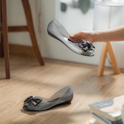 Nymphalid Water Repellent Jelly Shoes 蝴蝶缕空防水款