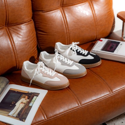 Color-Block Flats Sneakers 拼色平底款