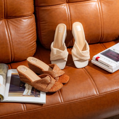 Wedge Espadrille Sandals 法式麻绳凉鞋款